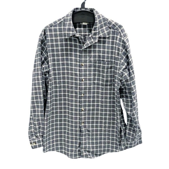 L.L. Bean Other - L. L. Bean | Vintage Men’s Plaid Soft Button Down Shirt, Gray, Size L